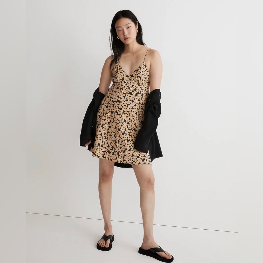 Madewell Layton Mini Slip Dress - size 12